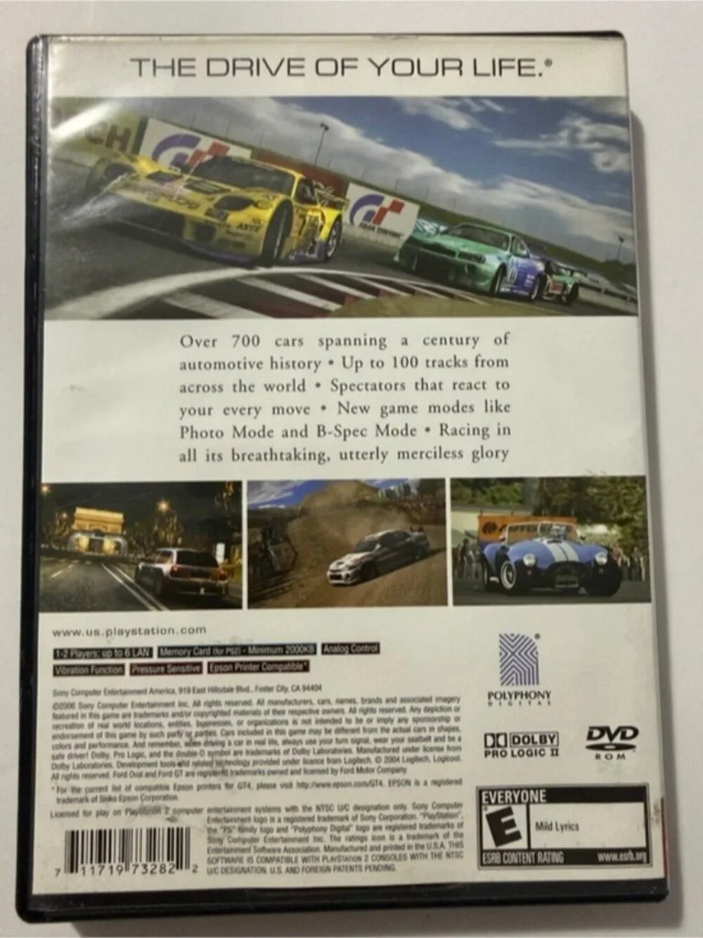 Gran Turismo 4 PS2 Greatest Hits Complete w/ Case Manual
